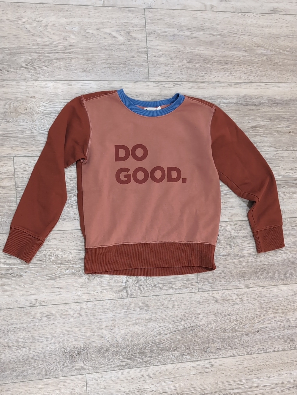 cotopaxi Rust & Brick 'DO GOOD.' Kids Pullover Sweatshirt